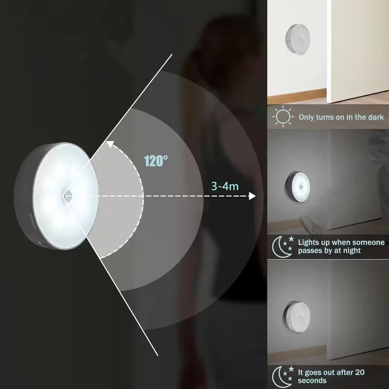 Motion Sensor Night Light – Wireless LED Lamp for Bedroom Motion Sensor Night Light Zpaxo