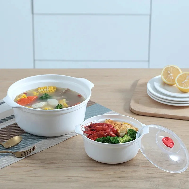 Microwave Oven Special Box Heated Soup Pot Rice Steamed Buns Lid