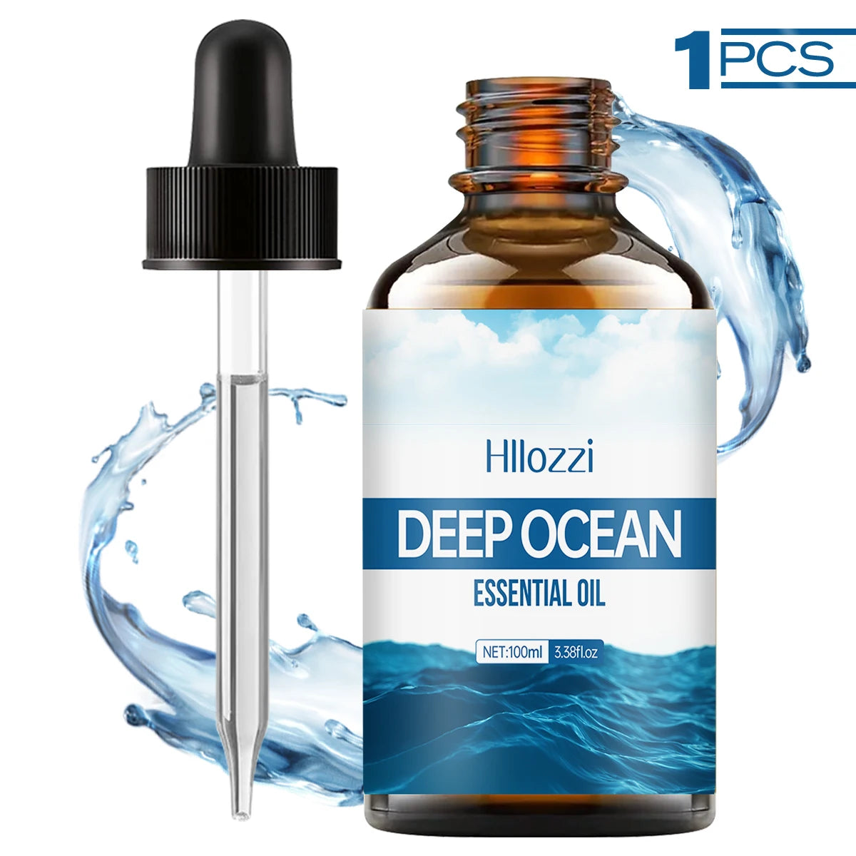 DEEP OCEAN ESSENTIAL OIL a high-quality moisturizing nourishing massage oil with a refreshing scent, suitable for all skin types Zpaxo 100ml DEEP OCEAN Other