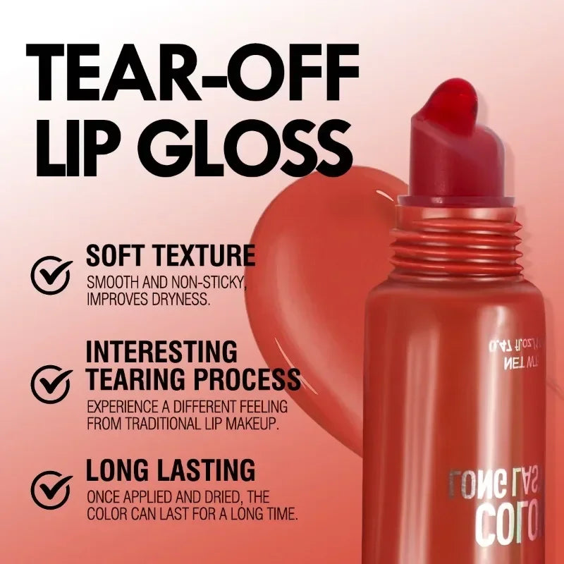 Matte Tear-off Lip Gloss Waterproof Semi-permanent Peeling Tattoo Zpaxo