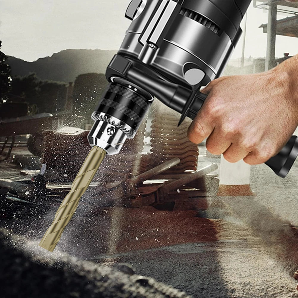 Four-edged Serrated Eccentric Drill Bit Multifunctional Hardness