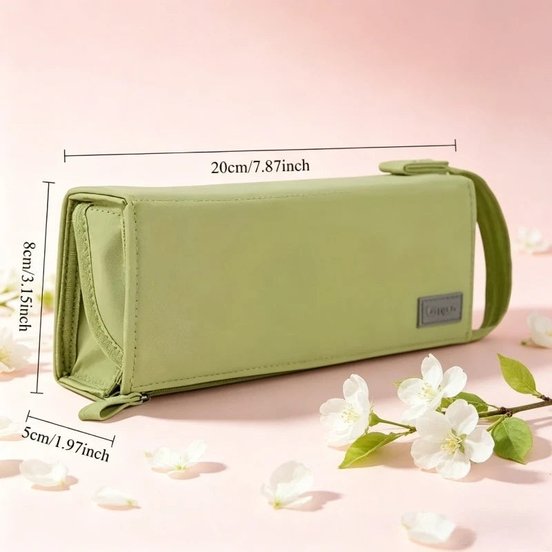 Mega Pencil Case 20+ Slots Mesh Pockets Rigid Non-bend Design 90