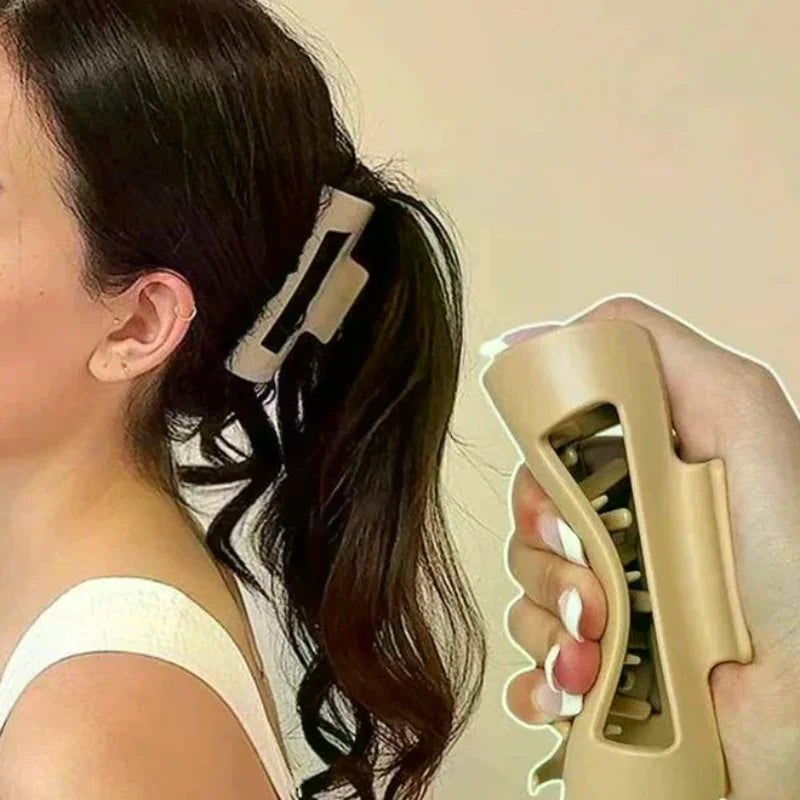 Soft Hair Grab Girls Clips Silicone Simple Fashion Versatile Items Zpaxo