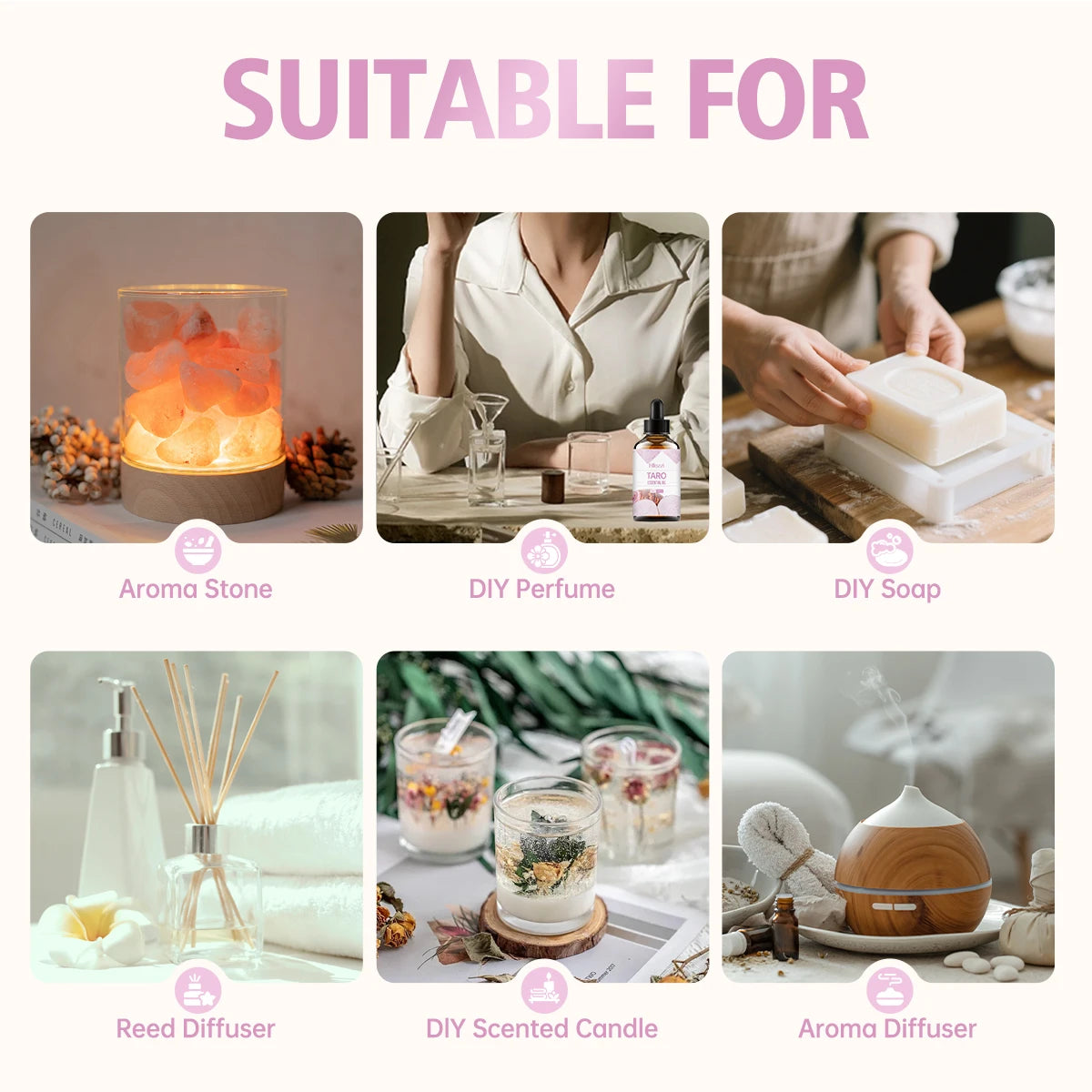 Taro Essential Oil Its Sweet Food Aroma Suitable Diffusers Hair Care Zpaxo