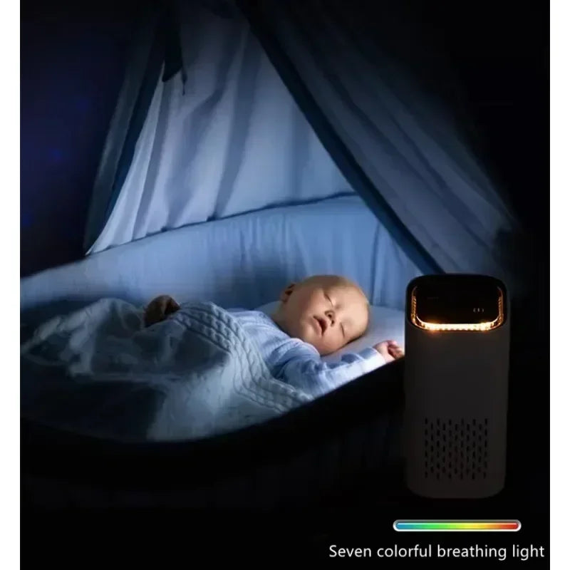 Portable HEPA Air Purifier – Smoke & Odor Filter for Car & Home