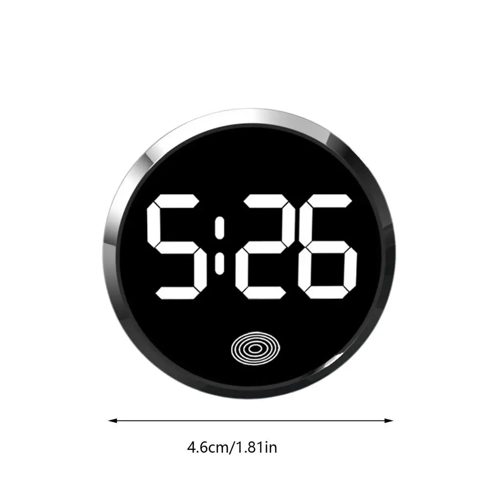 Fashionable Car LED Clock Touch-control Dashboard Watch Display Light