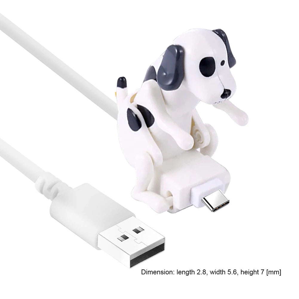 Funny Dog Fast Charger Cable Data Cable For Phone Android Type-C Mobile Phone Charging Data Line Prank Gifts Phone Accessories ﻿ Zpaxo