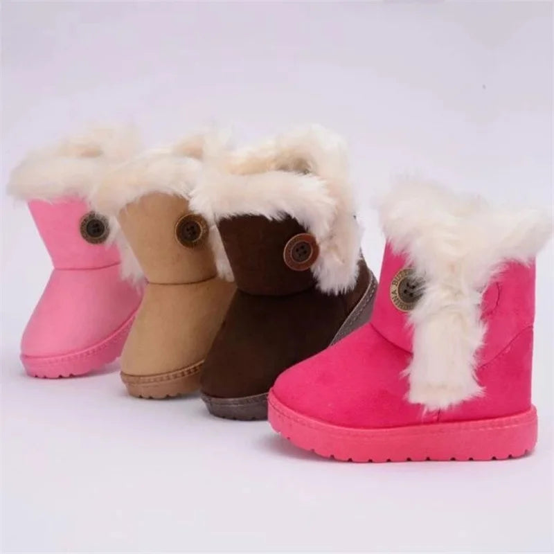 Warm Kids Snow Boots Children Toddler Winter Princess Child Shoes Zpaxo