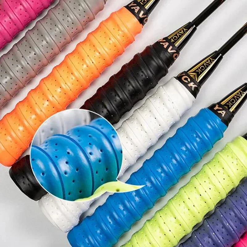 Anti-Slip PU Tennis & Badminton Racket Overgrip Tape | 1–2 Pack