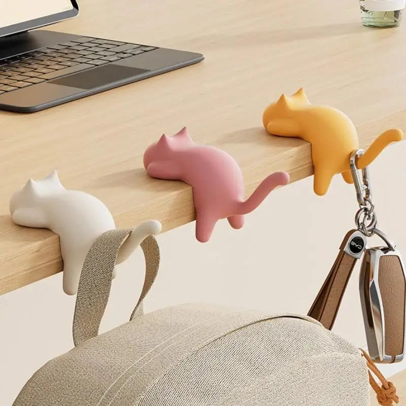 CMCute Cat Bag Hook Portable Table Handbag Backpack Organizer Holder