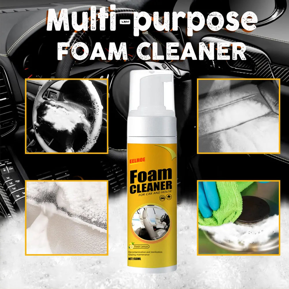 30 60 100 Foam Cleaner Car Interior Stain Removal Cleaning Leather