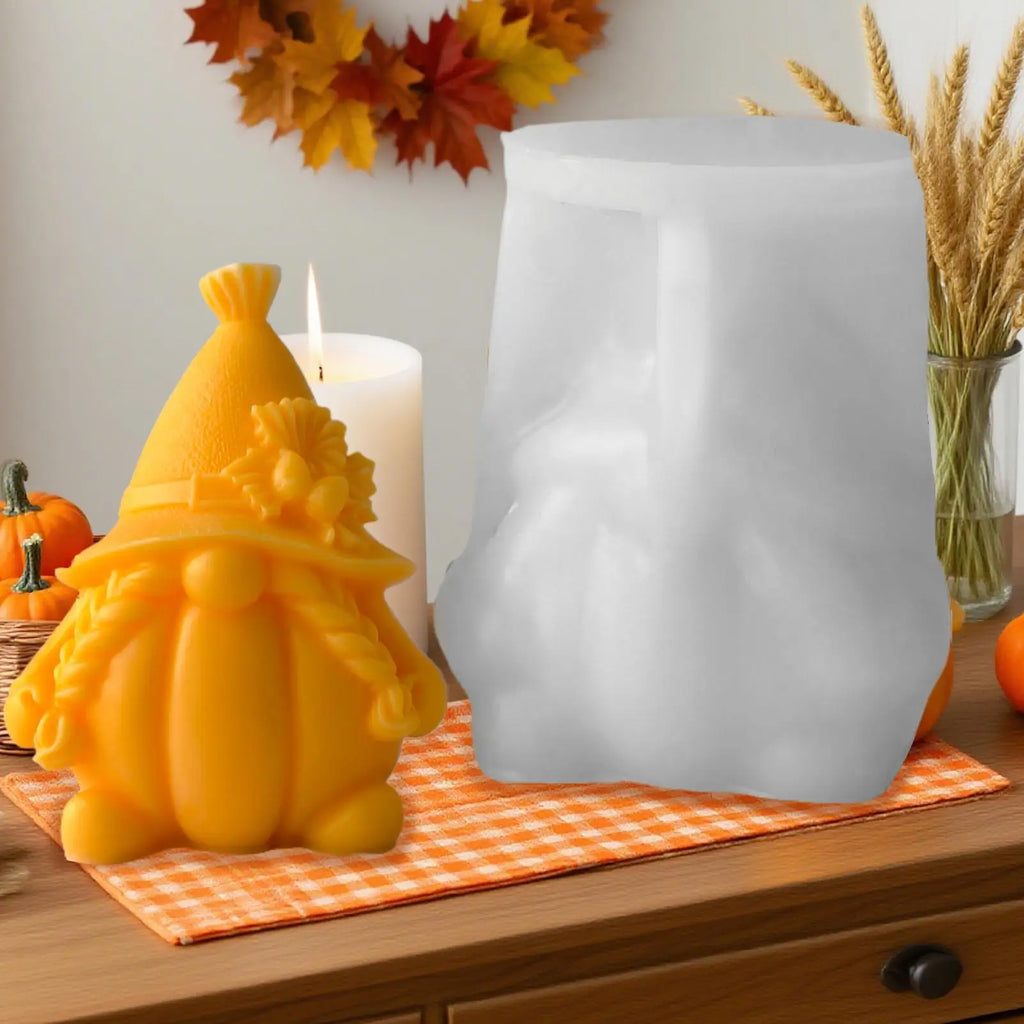 Halloween Molds 3D Pumpkin Mold Autumn Reusable Gnome Crafts