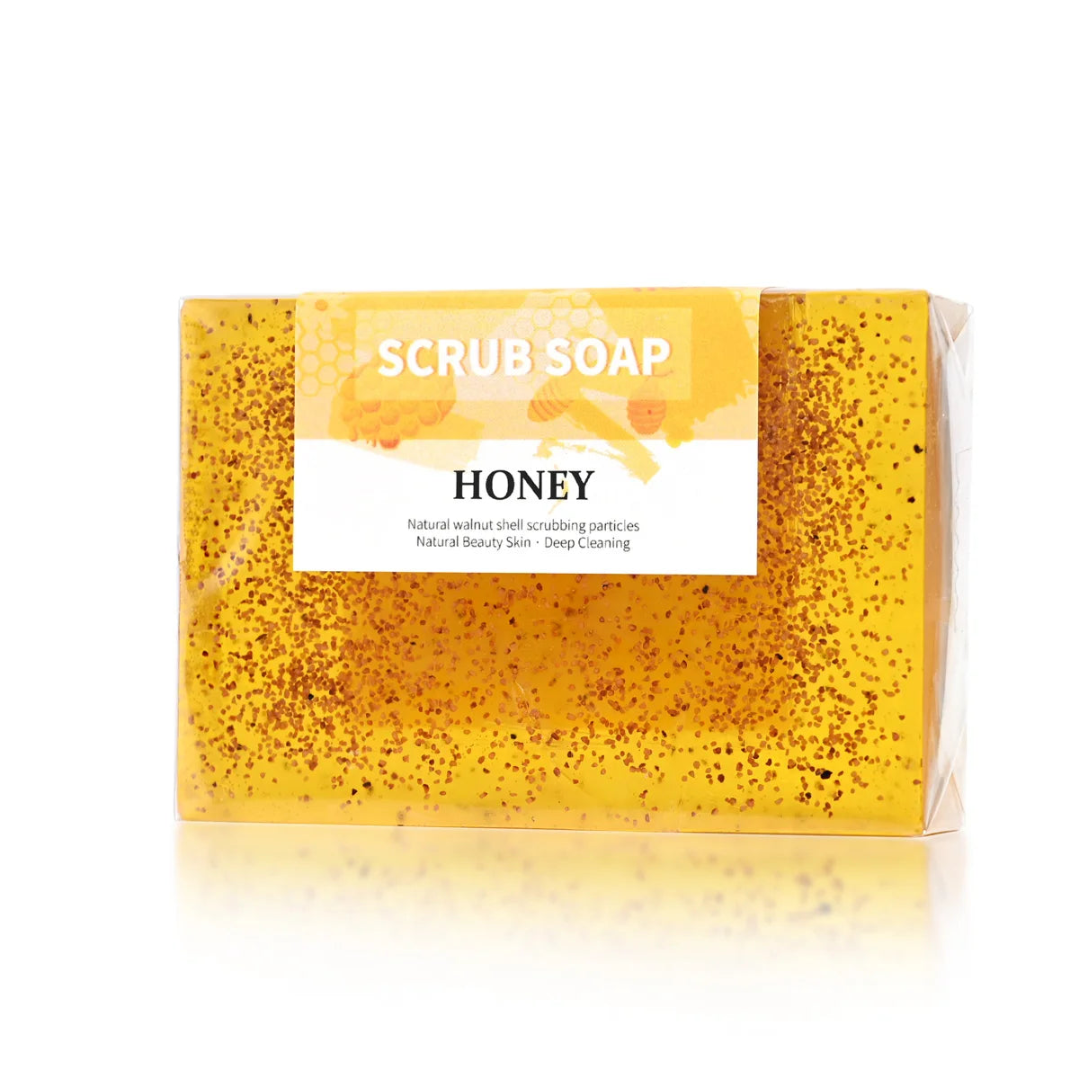 Honey Walnut Scrub Soap – Natural Handmade Facial & Body Bar Handmade Scrub Soap Zpaxo
