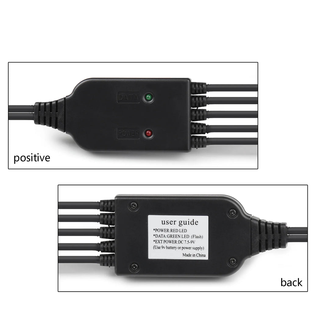 5-IN-1 USB Programming Cable Motorola CM140 GM338 GM340 GM360 CP150