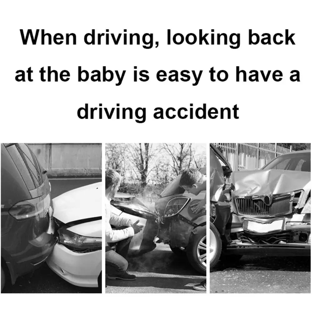360 Rotation Baby Car Mirror Adjustable Wide Angle Rear View Zpaxo