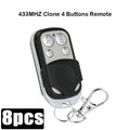 4-Button 433MHz Garage Door Remote Duplicator | 1/5/10 Pack