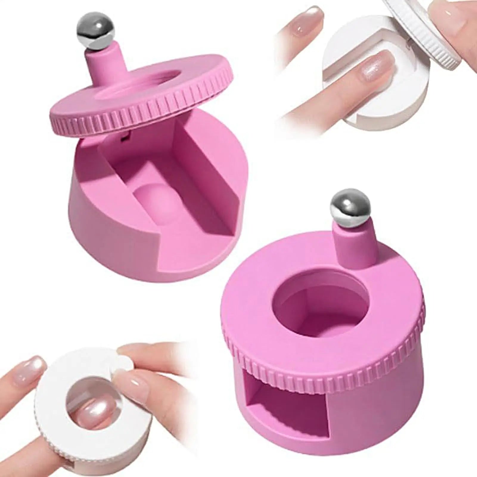 Rotating 360° Cat Eye Nail Magnet – Wide Beam Cateye Tool Nail Art Magnet Zpaxo