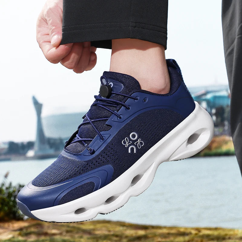 Men's Casual Sneakers Luxury Trainer Shoes Breathable Race Running