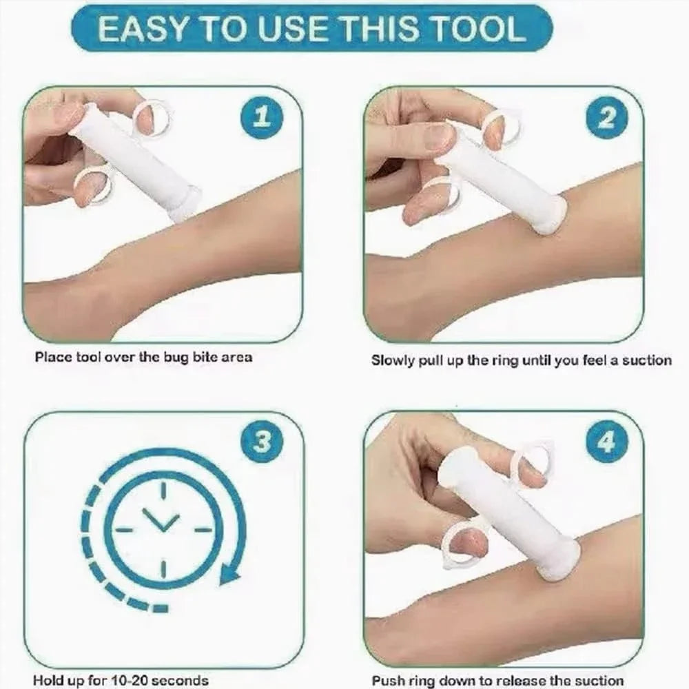 Vacuum Venom Extractor Pump – Bee & Insect Bite First Aid Kit Venom Extractor Pump Zpaxo