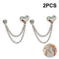 Women's Adjustable Clothes Clips Butterfly Decorations Instant Sleeve Zpaxo A3