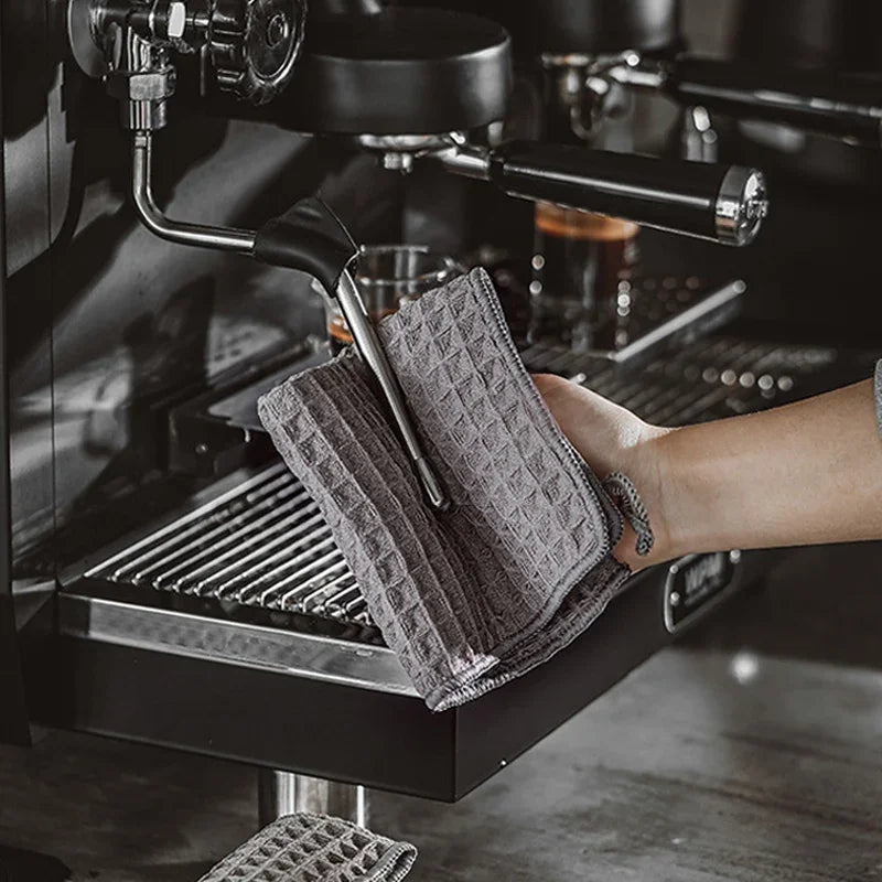Super Absorbent Barista Bar Towel Coffee Machine Special Rag No Lint Square Towel Cleaning Cloth Coffee Machine Cleaning Towel Zpaxo