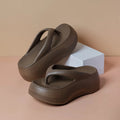 Chunky Platform Flip Flops Women Summer 2025 Clip Toe Thick Bottom