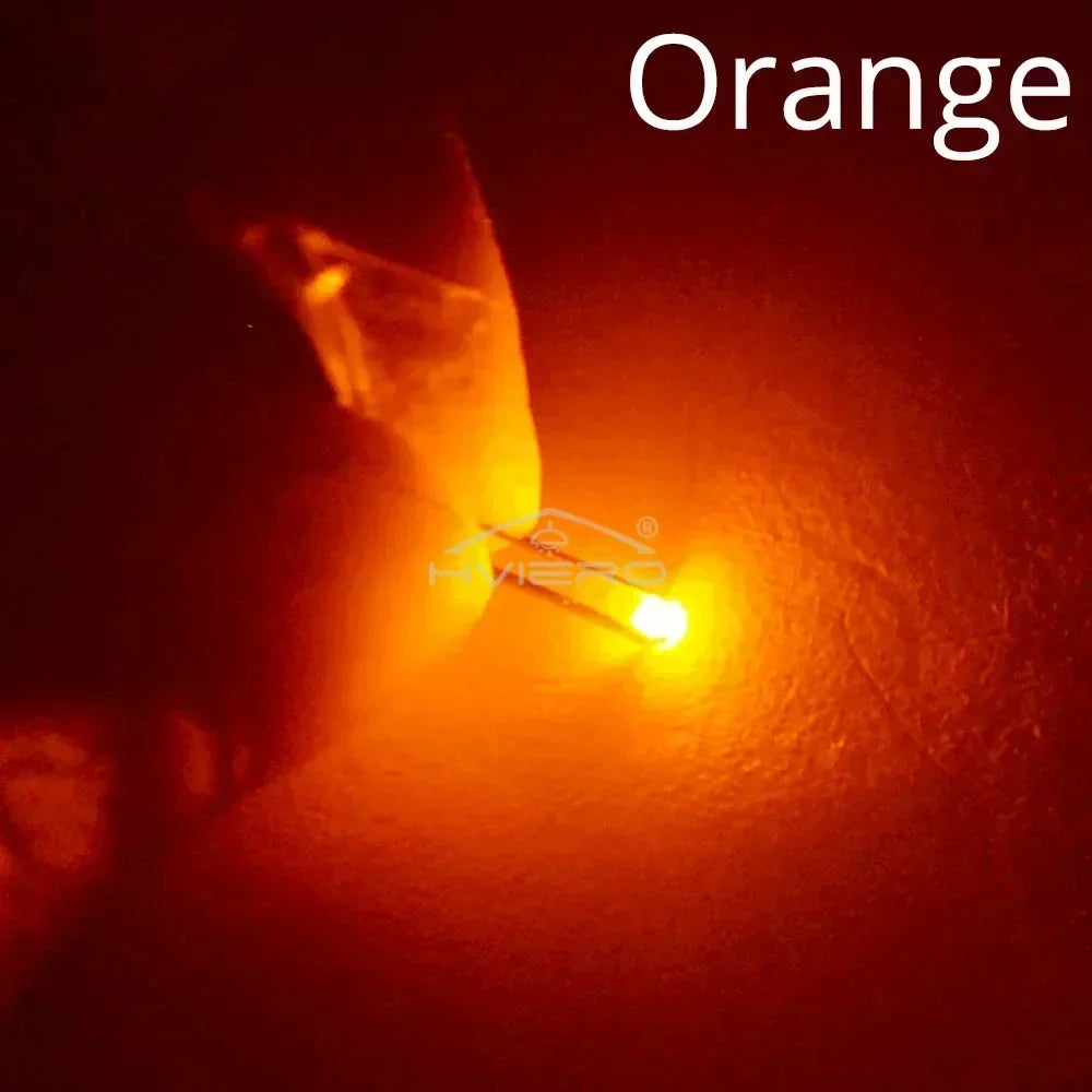 10-Pack 0402 SMD LED Chips – Ultra Bright Multi-Color Diodes SMD LED Chips Zpaxo 10PCS Orange 0402