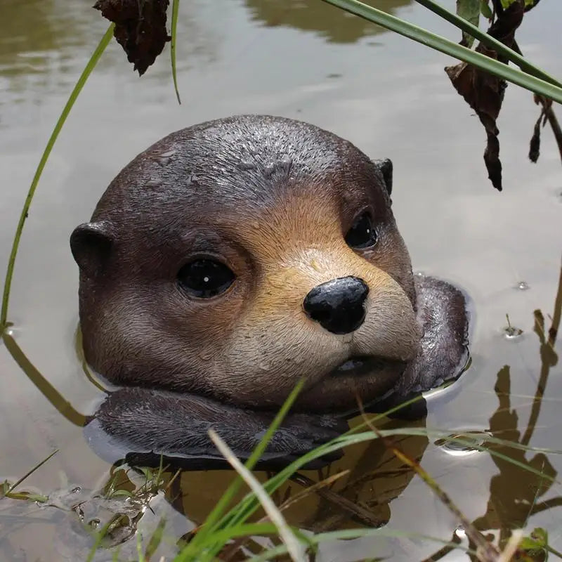 Floating Otters Pond Yard Pool Decoration Shape Weather Resistant