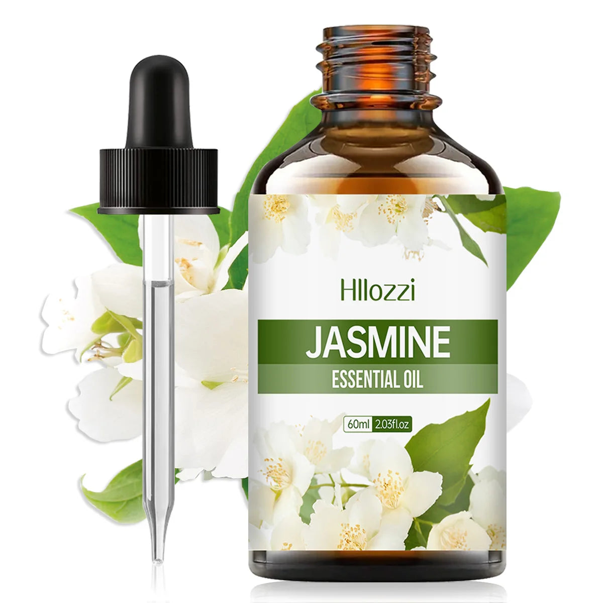 JASMINE ESSENTIAL OIL a high-quality moisturizing nourishing massage oil with a refreshing scent, suitable for all skin types Zpaxo 60ml JASMINE Other
