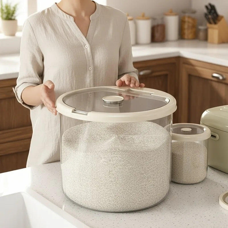 Premium Kitchen Grain Storage Bin Insect-proof Seal Perfect Rice