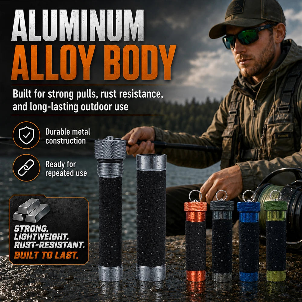 2-in-1 Fishing Line Puller Tool Alloy Material Durable Gear Zpaxo