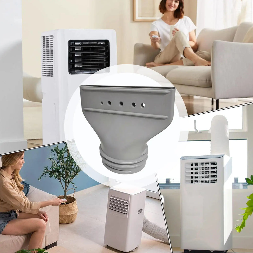 Portable AC Hose Adapter Flat Mouth Quick Connect Air Conditioner