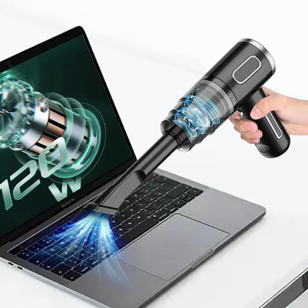 Car Cordless Vacuum Cleaner Portable Large Suction Household Cleaning Equipment Handheld Dust Collector Small Mini Dust Blower Zpaxo