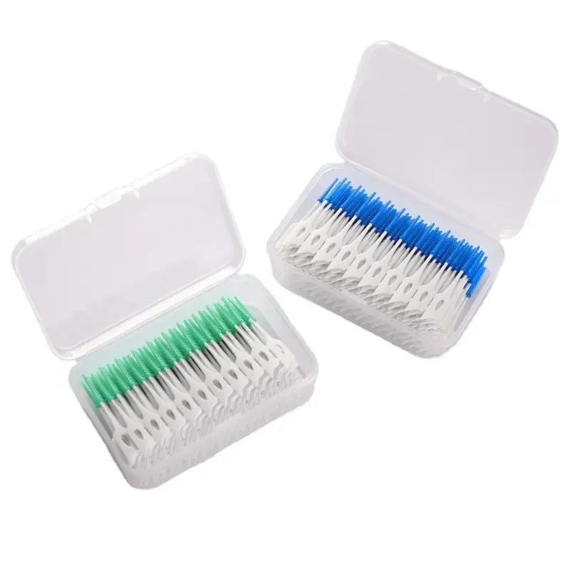 Interdental Brushes Soft Dental Cleaning Brush Teeth Cleaner Floss Zpaxo