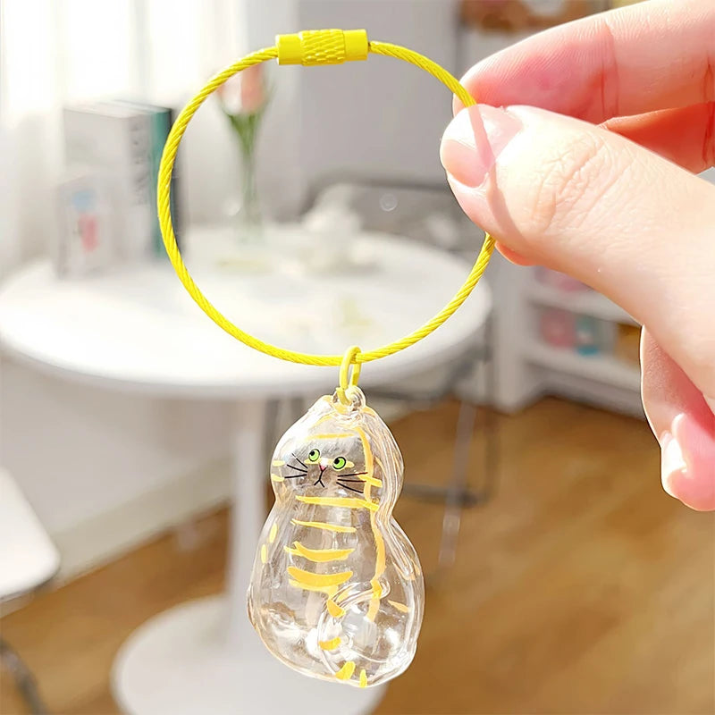1Pc Cat Hair Storage Memorial Pendant Bag Charm,Pet Fur Keepsake Box,Keyring DIY Hangnging Decor Accessories Gift For Cat Lovers Zpaxo A9