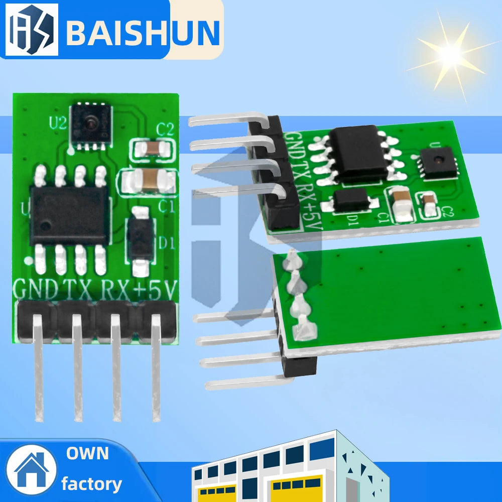 SHT30 Industrial Grade Temperature Humidity Sensor TTL Serial Zpaxo Default Title