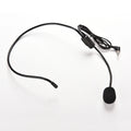▶1Pcs Professional 3.5MM Wired Microphone Headset Megaphone Radio Speaker Voice Clear Sound Mic For Conference Zpaxo Black