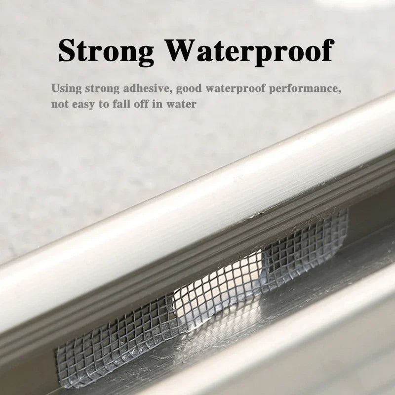 1/5/10 pcs Window Screen Patch Exhaust Grille Window Door Drainage Hole Anti-mosquito Paste Mesh Screen Invisible Repair Subsidy Zpaxo