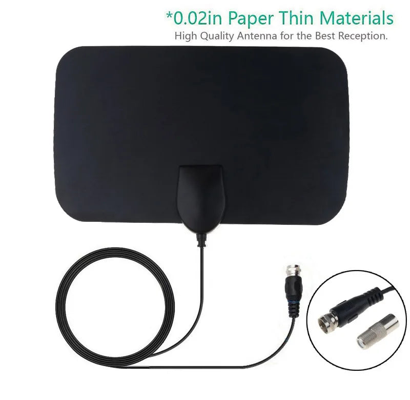 TV Antenna Smart TV Digital Antenna For HDTV 4K 1080P Signal Amplifier Enhancement 500 Miles Range 4k TV Antenna Digital Signal Zpaxo