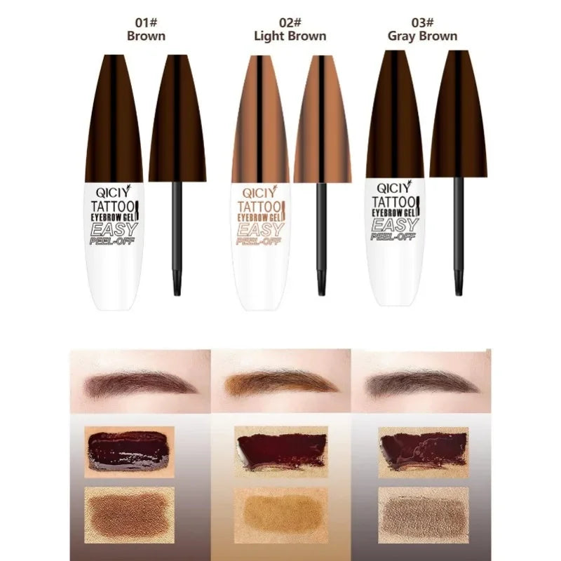 Anti-smudge Easy Remove Makeup Natural Wild Eyebrows Non-sticky