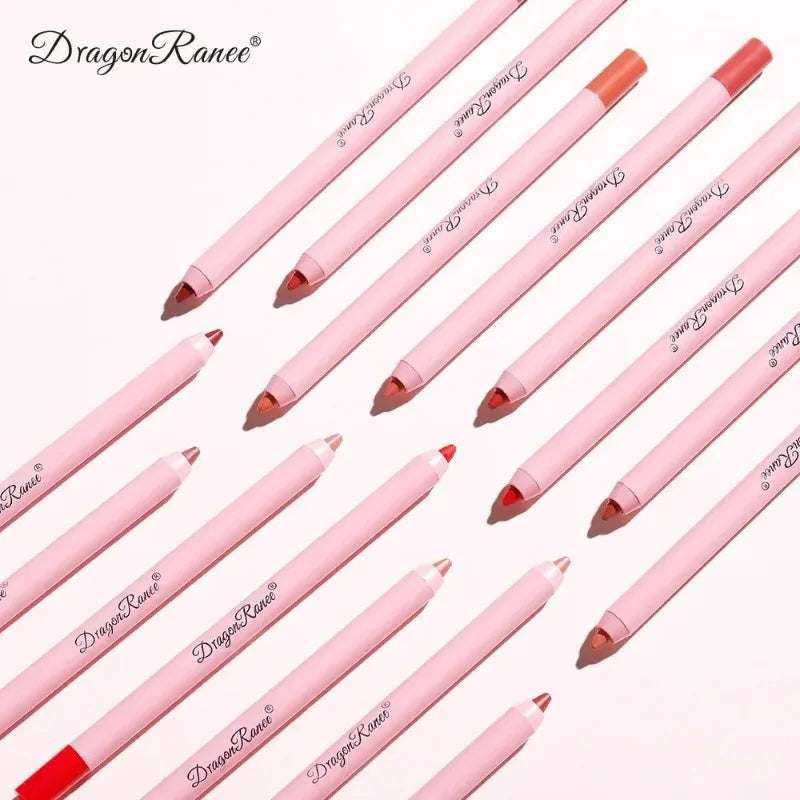 12 Colors Matte Lip Liner Pencil Waterproof Plumping Stain Lipstick
