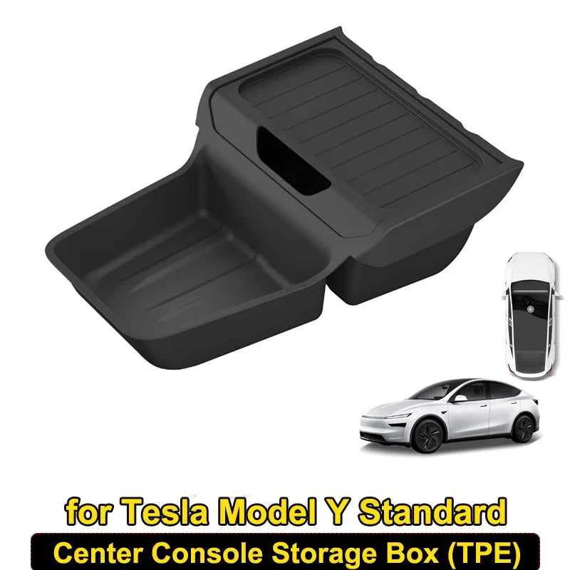 Tesla Model Y 2025–2026 TPE Console Organizer Insert Tray