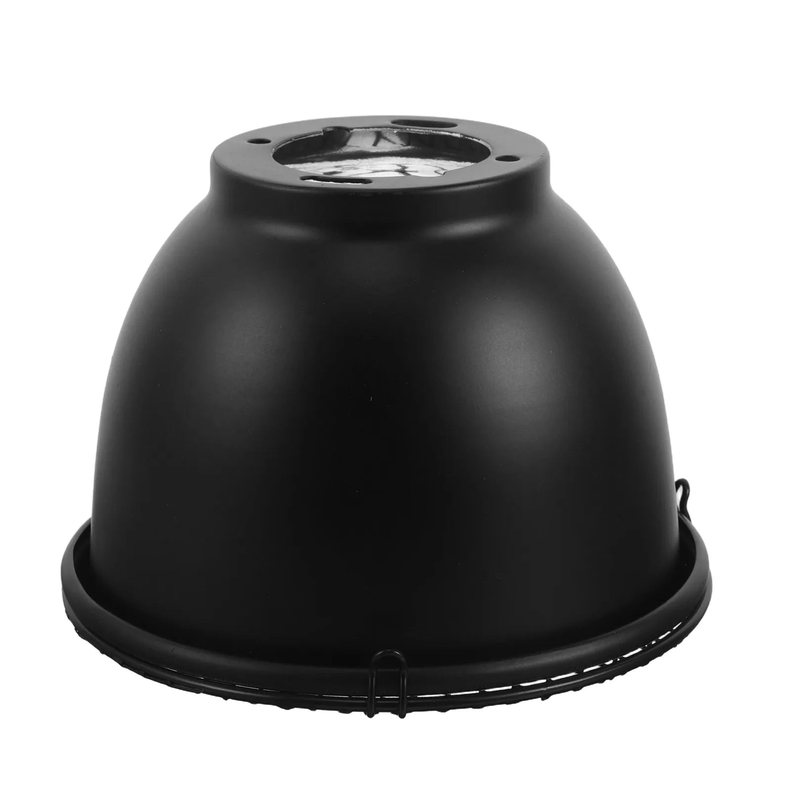 3 5 Depth Reptile Heating Dome Shade 4 7 Dia 1 8 Hole Aluminum