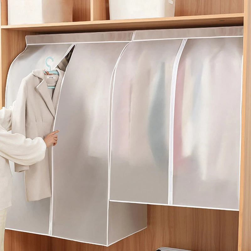 Clothes Dust Cover Wardrobe Hanging Window Clothing Cloth Household