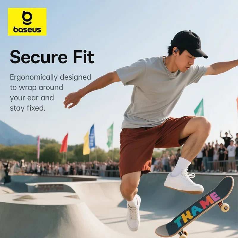 Baseus Eli 2i Fit Open-ear Earphones True Wireless Bluetooth 6 0 Ear