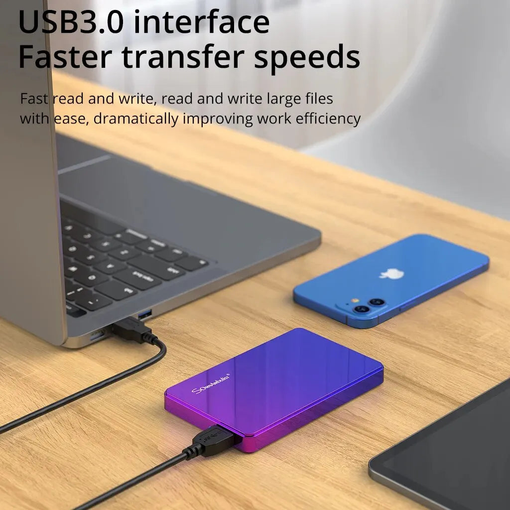 SomnAmbulist HDD 2.5Inch Portable External Hard Drive 250GB 320GB 500GB 1TB USB3.0 Storage Compatible for PC Laptops TV PS4 Xbox Zpaxo