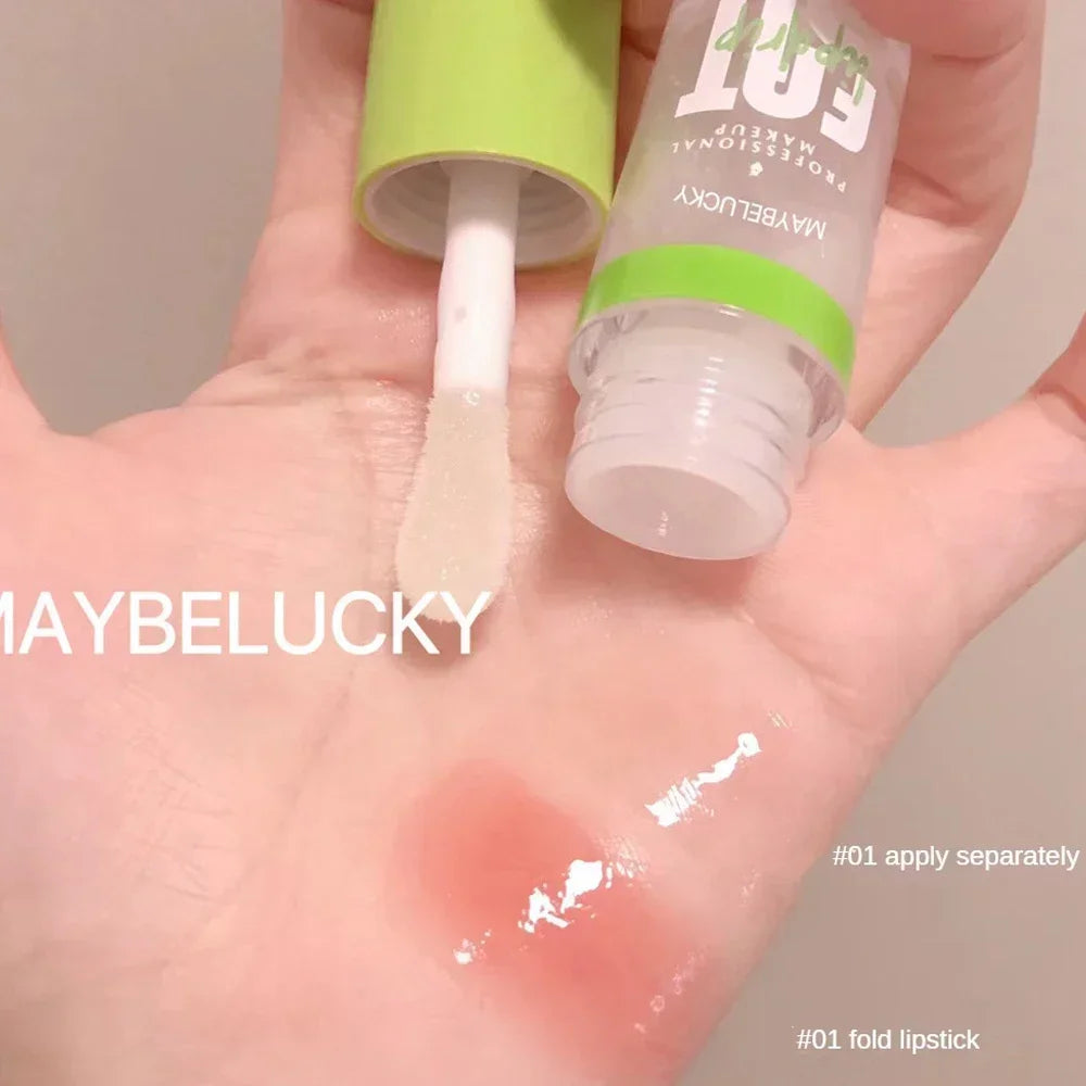 8 Colors Clear Lip Gloss Crystal Jelly Moisturizing Oil Lasting No