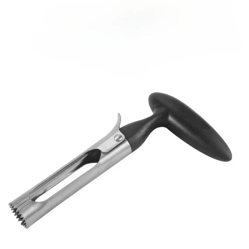 Stainless Steel Kitchen Premium Apple Corer Remover Apple Pears Seed Core Tool Fruit Cutter Seeder Slicer Knife Vegetable Tools Zpaxo Black