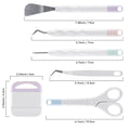 6pcs/set Craft Vinyl Weeding Tools Set Scrapbook DIY Silhouette Relief Carving Tool Kit for Cricut Maker Silhouettes Hand Tools Zpaxo 6pcs
