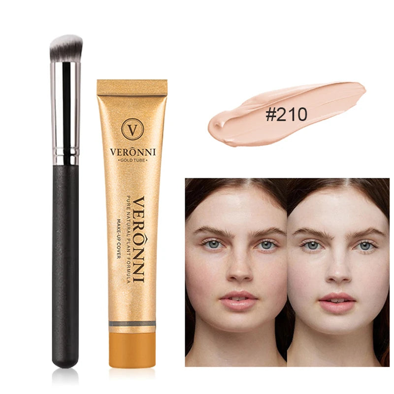 14 Liquid Concealer Foundation Moisturizing Long-lasting Lightweight Zpaxo 210
